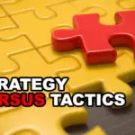 Difference between strategy and tactic